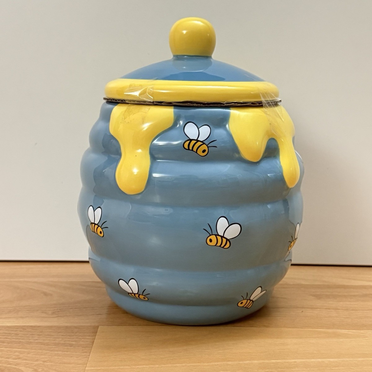 Disney Winnie the Pooh HONEY Pot Cookie Jar Canister with Lid 10