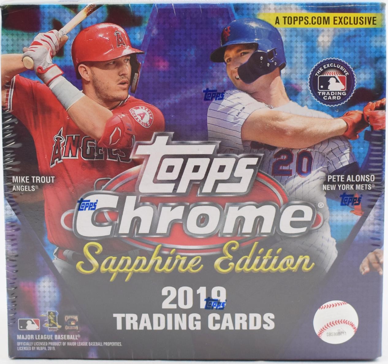 Hobby Box Baseball Cards 2019 Topps Chrome Sapphire trading card — raw and PSA graded price guide