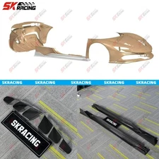 Plain/Twill Weave Carbon Fiber Side Skirts Hood Air Vent Trims Fits Ferrari SF90