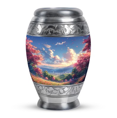 Sunset Urn Ash, Cremation Urn Man, Human Remains Urn, 3 Inch