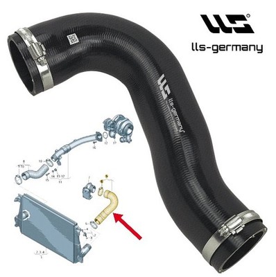Druckschlauch Turboschlauch für VW Amarok 3.0 V6 TDI 4 Motion Diesel 2H6145708A