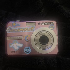 Samsung Digimax S860 8.1MP Digital Camera Pink "CARD ERROR" Issue Read AS IS