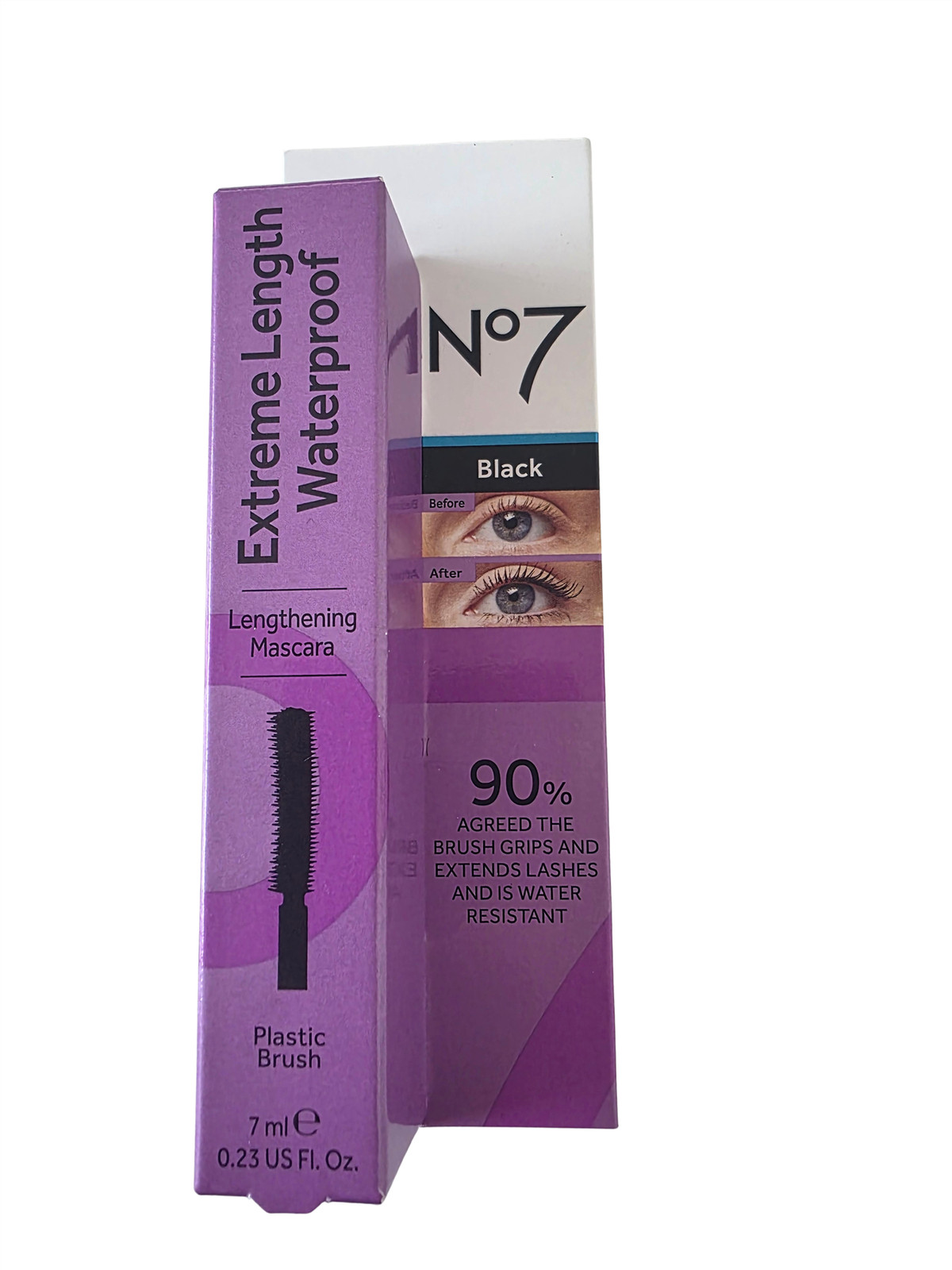 No7 Extreme Length Waterproof Mascara Black 7ml
