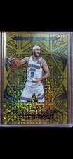 2024-25 Panini Obsidian - Alex Caruso, Alex Caruso #80 Gold Flood 4/10 OKC