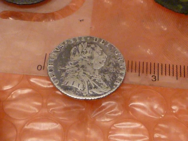 Original 1787 George III Colonial Times Silver Sixpence #VC - Image 3 of 3