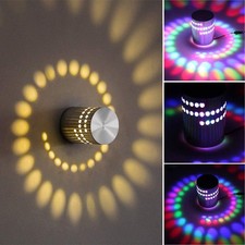 RGB Dimmable LED Wall Sconce Lights LED Mount...