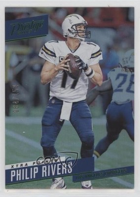 2017 Panini Prestige Xtra Points Green /150 Philip Rivers #131 fm0