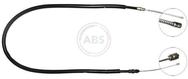 A.B.S. K11116 Seilzug, Feststellbremse Hinten Links Rechts FüR Renault-image