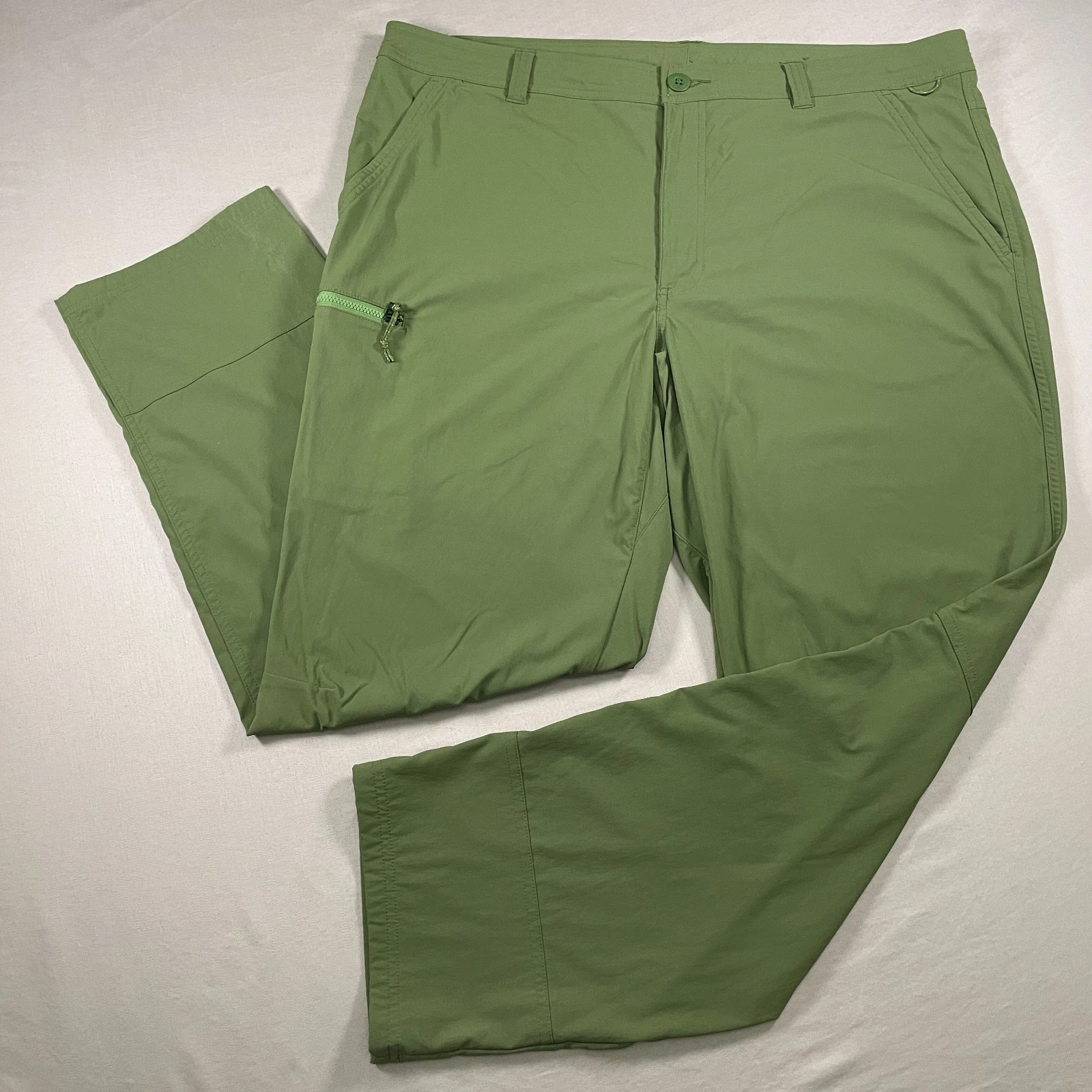 REI Co-op Trailmade Pants Men's 40x30 Heritage Spruce Green Hiking Outdoor