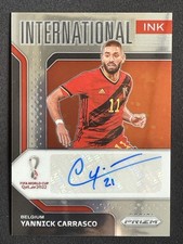 Yannick Carrasco 2022 Panini Prizm FIFA World Cup Qatar International Ink Auto