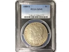 🔥 1888‑S Morgan Silver Dollar – PCGS XF45 – Great Strike, Light Toning🔥