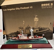 CODE 3 L A City Fireboat 2 Ralph J. Scott, Diecast 1/136 scale, New