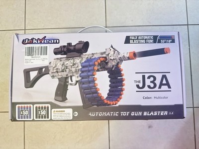 Electric Automatic Toy, Jakmean Toy Blaster with 30 Dart Clips and 100 Foam Dart
