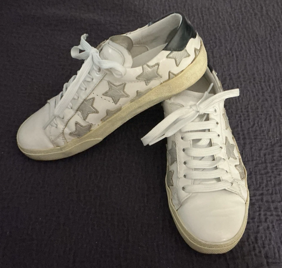 Yves Saint Laurent Court Classic Ladies Sneakers Size 5 (35) - Image 3 of 4