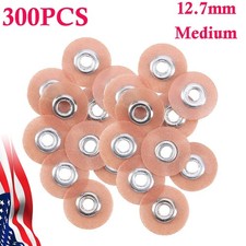 300PCS Dental SOFLEX Composite finishing polishing discs 12.7mm Medium
