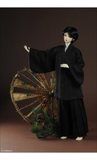 Dollmore  SD - Basic Kimono Black 1/3 BJD 22" doll clothes