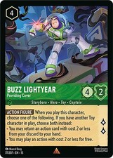 Disney Lorcana Buzz Lightyear - Providing Cover 77 Rare AOV NM