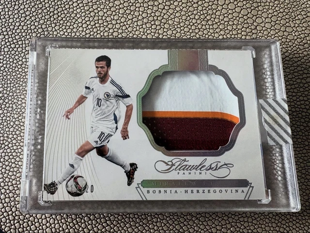 2015-16 Panini Flawless Soccer - MIRALEM PJANIC Bosnia 🔥 17/20 🔥