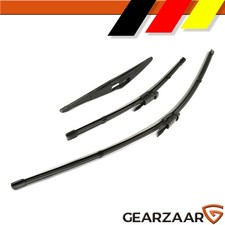 Scheibenwischer Wischerblätt Ersatz für Opel Corsa E X15 2014-25 3 Stück Schwarz