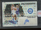 2023 Panini Mosaic Basketball White Tyrese Maxey #PM-MAX PSA 8