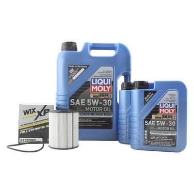 7L Liqui Moly Longtime High Tech 5W-30 WixXP Engine Oil Change Kit for E36 328i