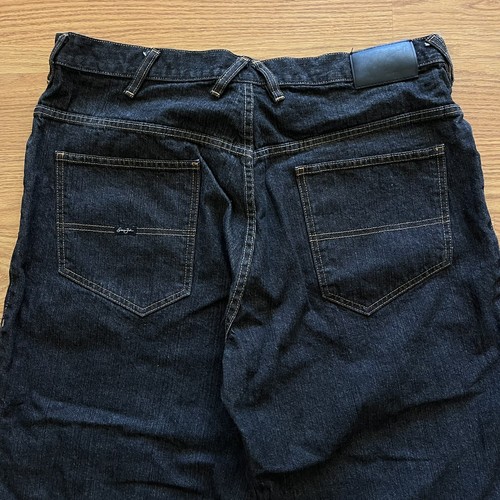 Vintage Sean John Baggy Fit Black Denim Jeans 38x35 Wide Loose Skate y2k - Picture 11 of 11