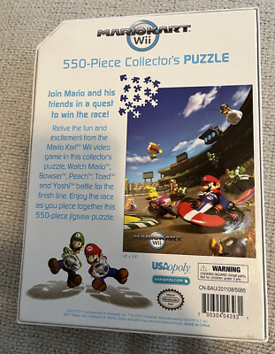Mario Kart Wii Collector's Puzzle 550 Pieces 2011 Nintendo 18
