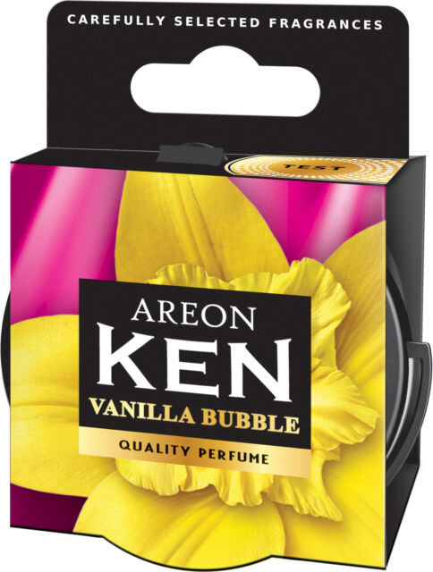 Original Areon Ken Scent Container Air Freshener Lid Vanilla Bubblegum