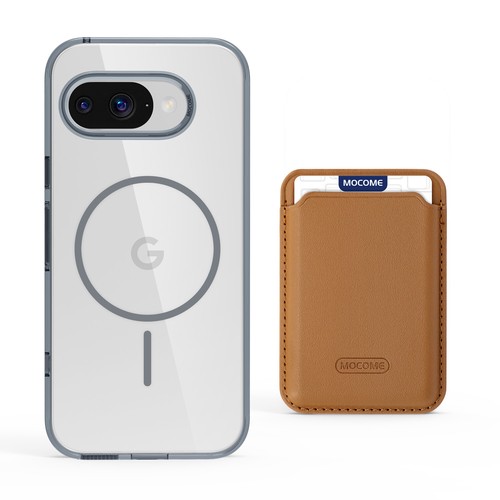 Funda tipo billetera magnética transparente a prueba de golpes para Google Pixel 9A + soporte para tarjetas - Imagen 33 de 76