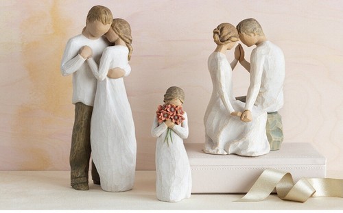 AROUND YOU FIGURE SCULPTURE HAND PAINTING WILLOW TREE BY SUSAN LORDI - Picture 9 of 9