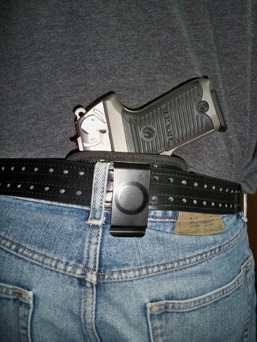 TG256B-4 Black Ambidextrous Slide Gun Holster Concealment - Picture 2 of 3