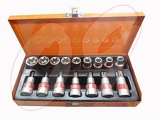 SET CHIAVI A BUSSOLA TORX MASCHIO FEMMINA 16 PEZZI