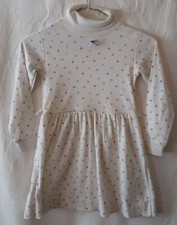 Vintage Health-Tex Girls dress size 6 Pastel Butterfly turtleneck twirl 1980s E