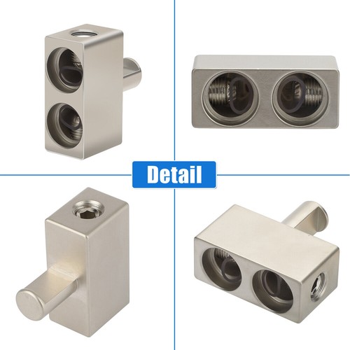 8X Car Audio Power/Ground Dual 1/0 Gauge To 1/0 Gauge Offset Amp Input Reducers - Picture 9 of 10