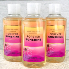 3 Bath  Body Works FOREVER SUNSHINE Body Wash Shower Gel 10oz LOT/SET of 3