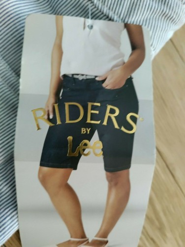 Riders by Lee Pinstripe Bermuda Shorts 