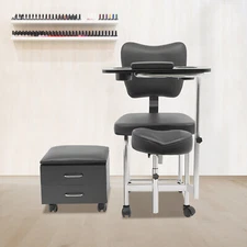 Manicure Pedicure Chair Nail Table Professional Trolley Adjustable Massage Stool