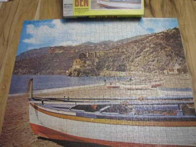 年代物　レトロ　Milton Bradley BIG BEN ジグソーパズル s-l400.jpg