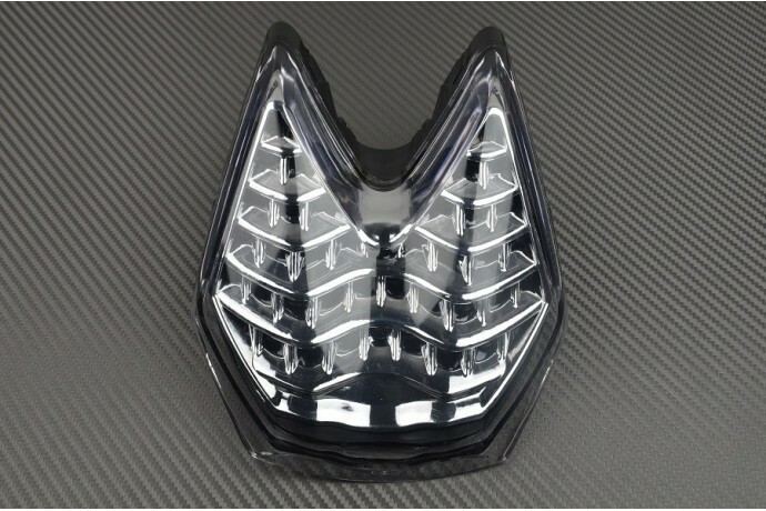 Feu arrière LED transparent clignotants intégrés pour KTM Duke 690 R 2008-2011