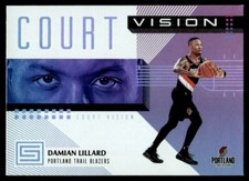 2018-19 Panini Status Court Vision Damian Lillard Portland Trail Blazers #9