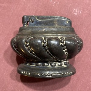 Vintage Ronson “Crown” Silver Plate Table Lighter #3387  From 1950s