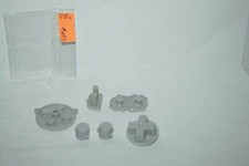 GAMEBOY ADVANCE ORIGINAL NINTENDO GD1 GREY KEYS RUBBER KIT