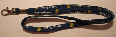 Frankfurter Sparkasse 1822 Schlüsselband Lanyard NEU (Z13)