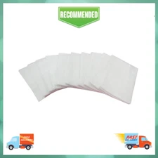 28"X29" 10-Piece Flour Sack Kitchen Dish Towel Set White 100% Cotton Large Clean