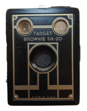Vintage Eastman Kodak Brownie Target Six-20 Box Camera Art Deco UNTESTED