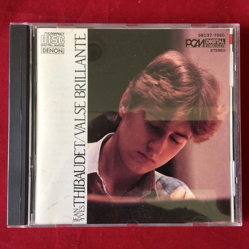 Jean-Yves Thibaudet : VALSE BRILLANTE CD CHOPIN LISZT PCM Digital Denon Japan