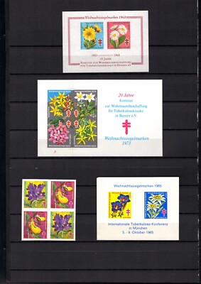 Cartoon Lot: Christmas Marks From 1965 (E-155)