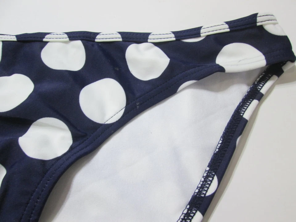 Parte inferior de bikini hipster a lunares azul marino/blanco talla 8 de Asos para mujer ropa de playa Foto 3 de 4