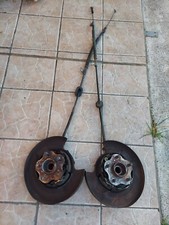 90-96 Nissan 300zx Z32 Rear E-Brake Set Hubs & Cables  240SX S13 S14 5 Lug Swap