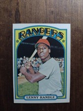 1972 TOPPS #737 LENNY RANDLE TEXAS RANGERS NRMT 